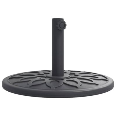 Parasol Base Black PE (Polyethylene) and concrete 26.5 lbs