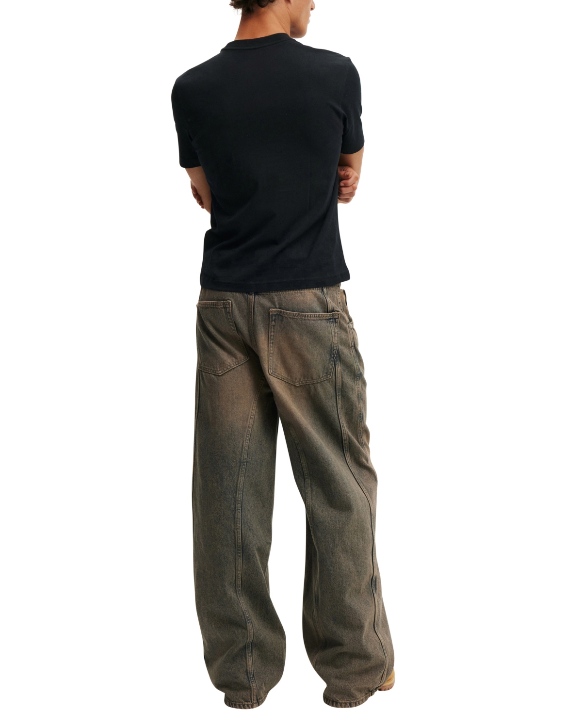 Shop Cotton On Men's Super Baggy Balloon Jean In Trippin Blue