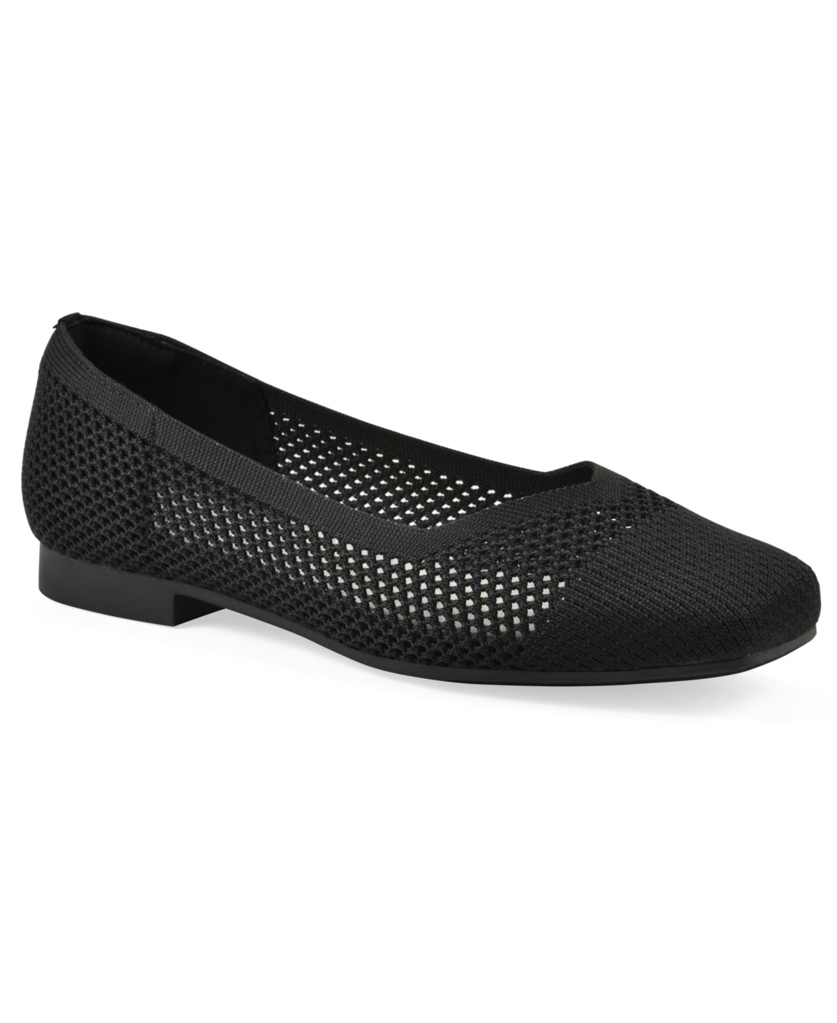 Women's Beslee Square Toe Ballet Flats - Red Fabric