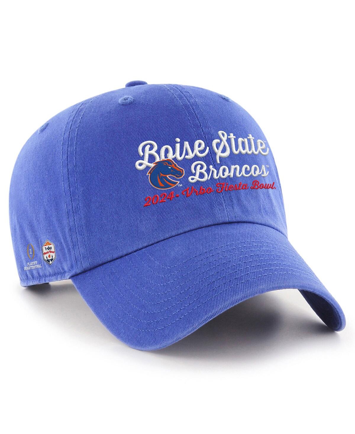 47 Brand Men's Royal Boise State Broncos College Football Playoff 2024 Fiesta Bowl Clean Up Adjustable Hat In Royal