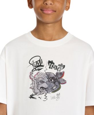 X TMNT Big Boys Relaxed Graphic T-Shirt 