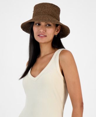 I.N.C. International Concepts - Straw Telescope Bucket Hat