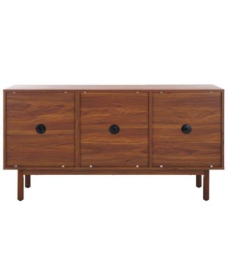 Aino Wood 3-Door Media Stand