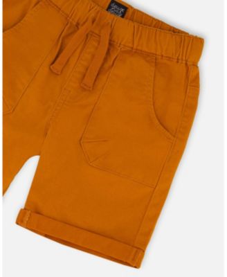 Toddler Boys Stretch Twill Short Vibrant Orange - Toddler|Child