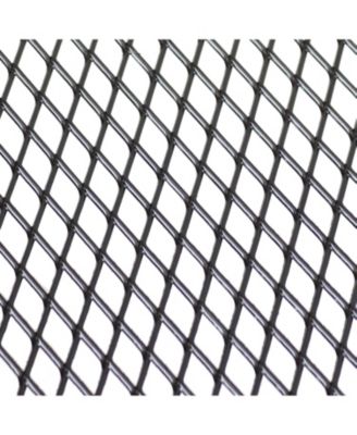 Outdoor Lightweight and Portable Metal Patio Side End Table or Backless Bench Seat with Mesh Top - 23"