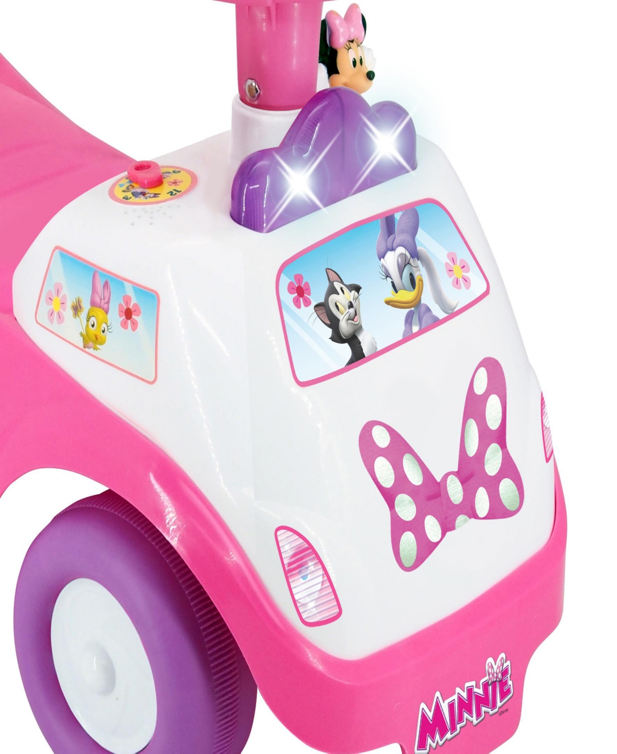 Kiddieland Lights And Sounds Minnie Activity Ride-on In Multi