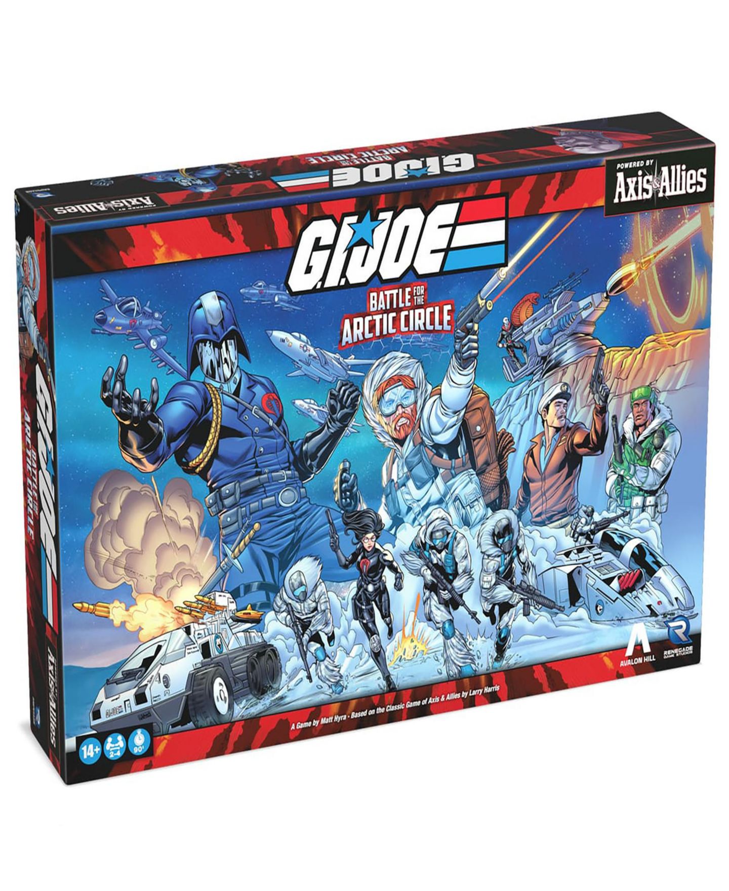 Детские настольные игры Renegade Game Studios Battle for the Arctic Circle Strategy Board Game, Ages 14+ — фото 1