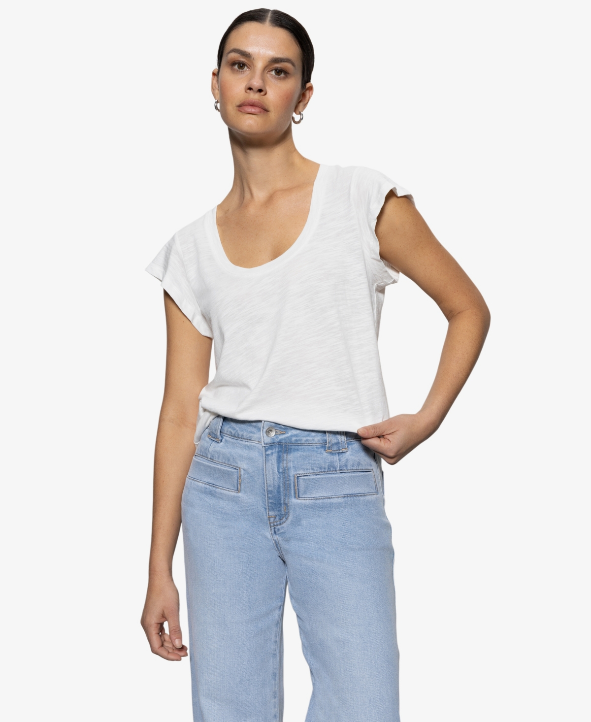 Shop Sanctuary Women's West Side Crewneck Short-sleeve T-shirt In White