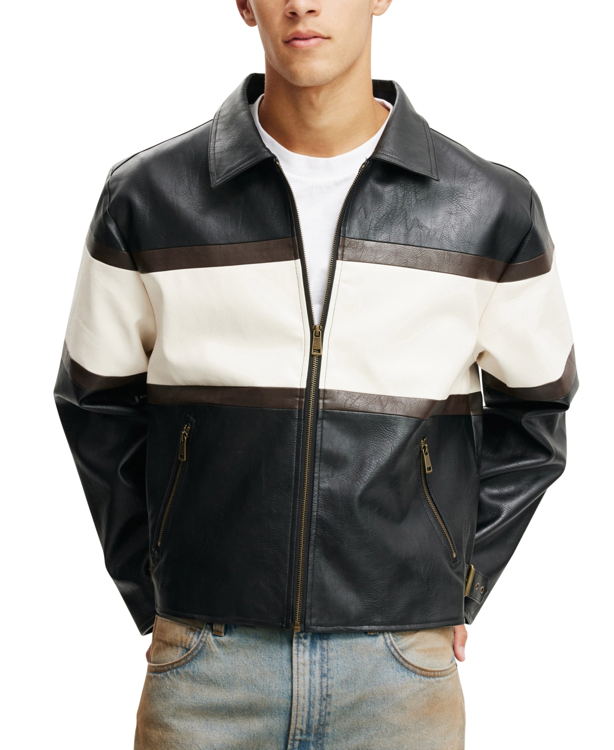 Shop Cotton On Men's Joey Long Sleeve Jacket In Black