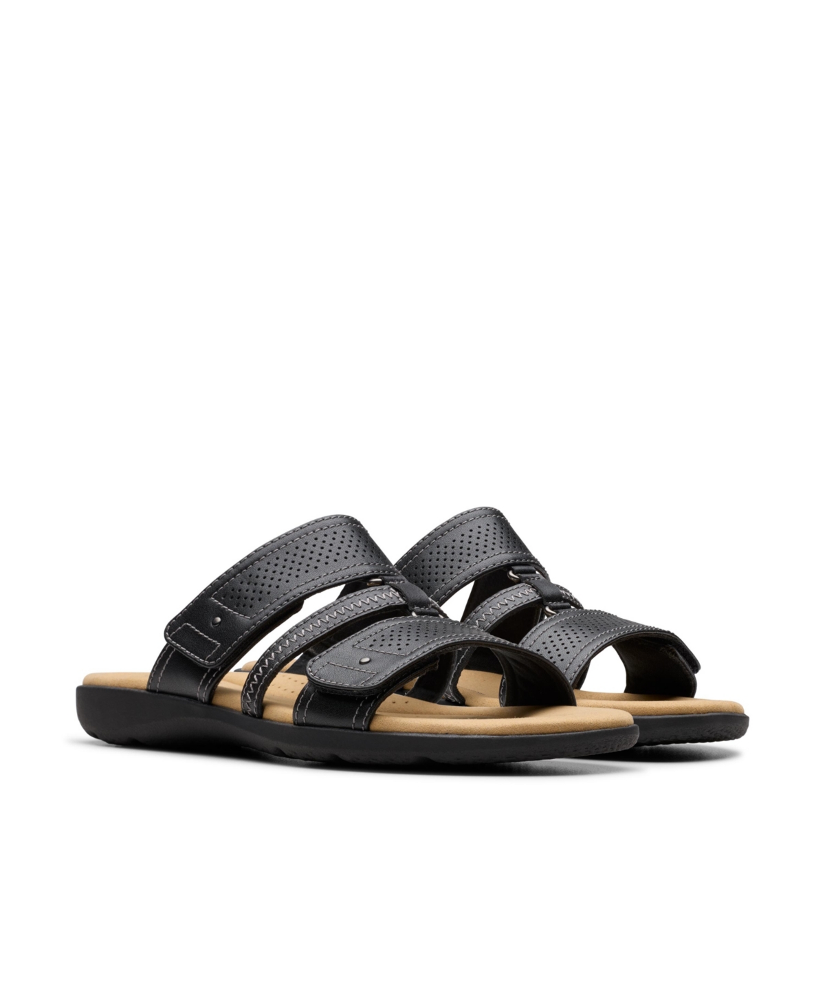 CLARKS COLLECTION WOMEN'S ELIZABELLE AVE SLIP-ON FLAT SANDALS 