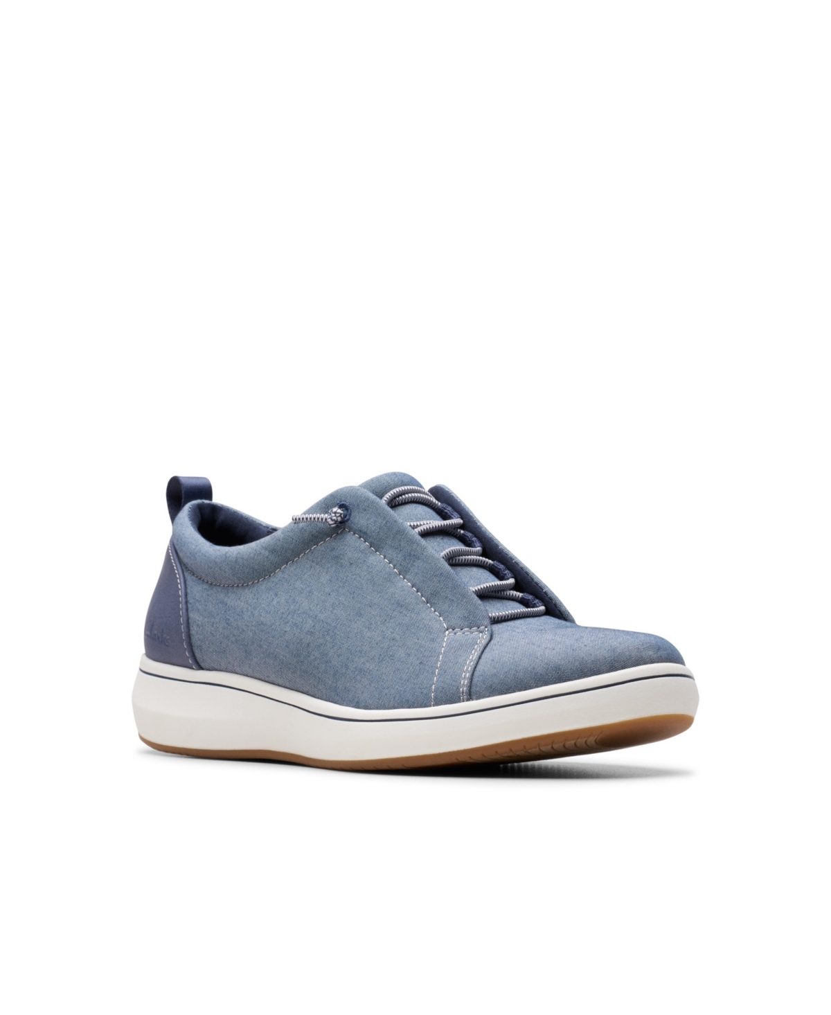 Clarks Breeze Sky Lace In Navy Textile