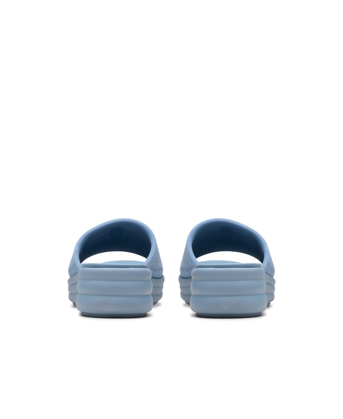 Clarks Cloudsteppers Women's Drift Twist Slip-on Flat Sandals In Light Blue