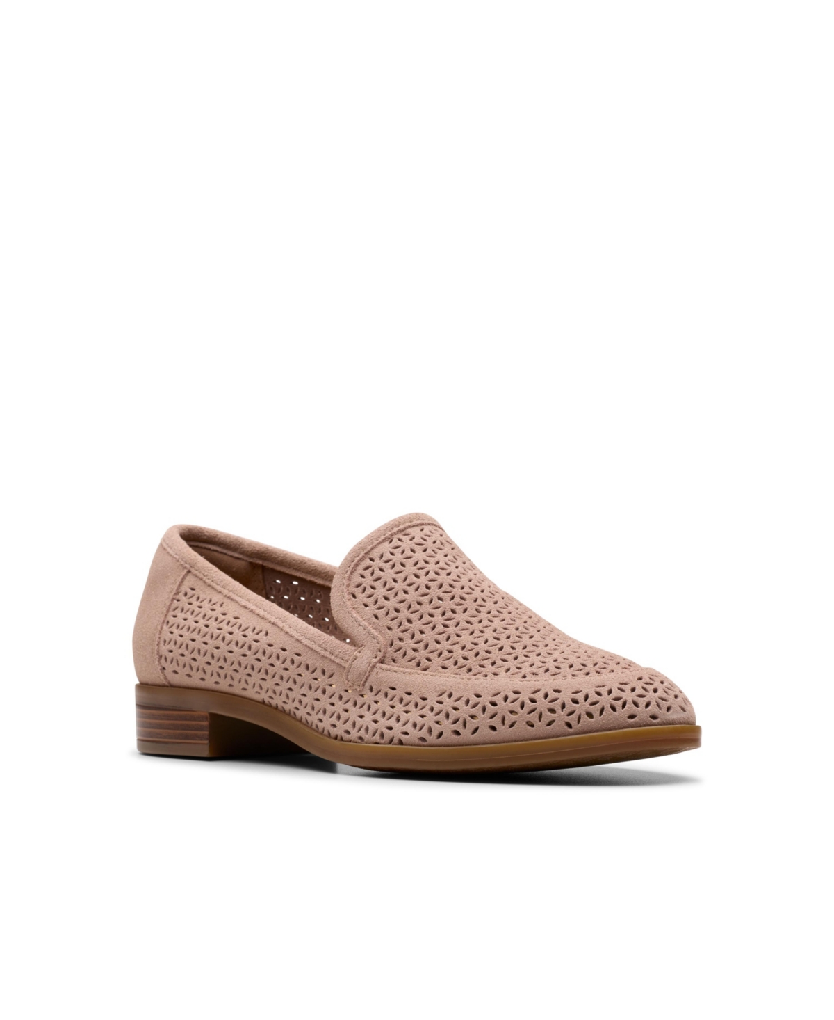 Clarks Trish Cove In Mauve Suede