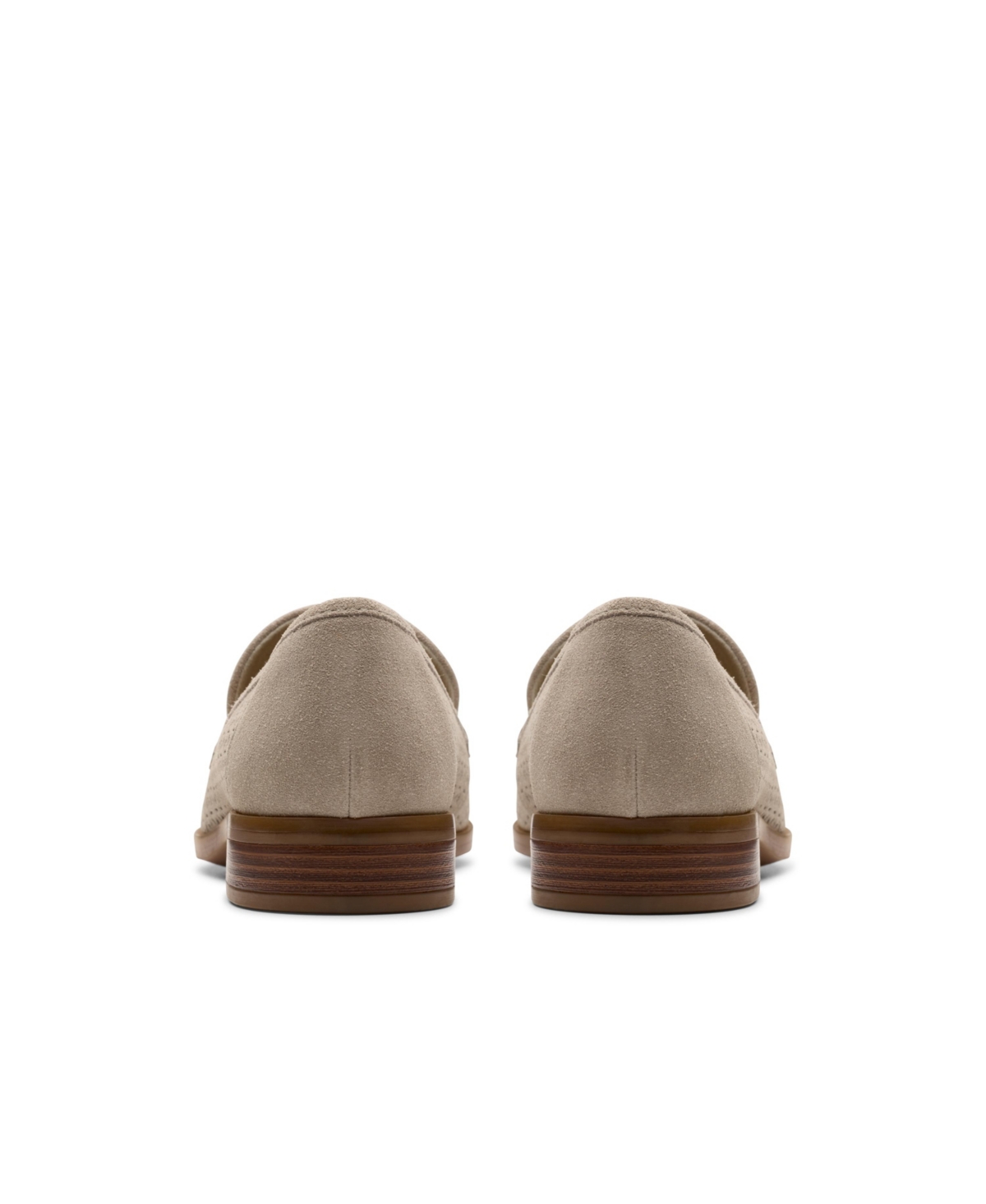 Clarks Collection Women's Trish Cove Slip-on Shoes In Stone Suede