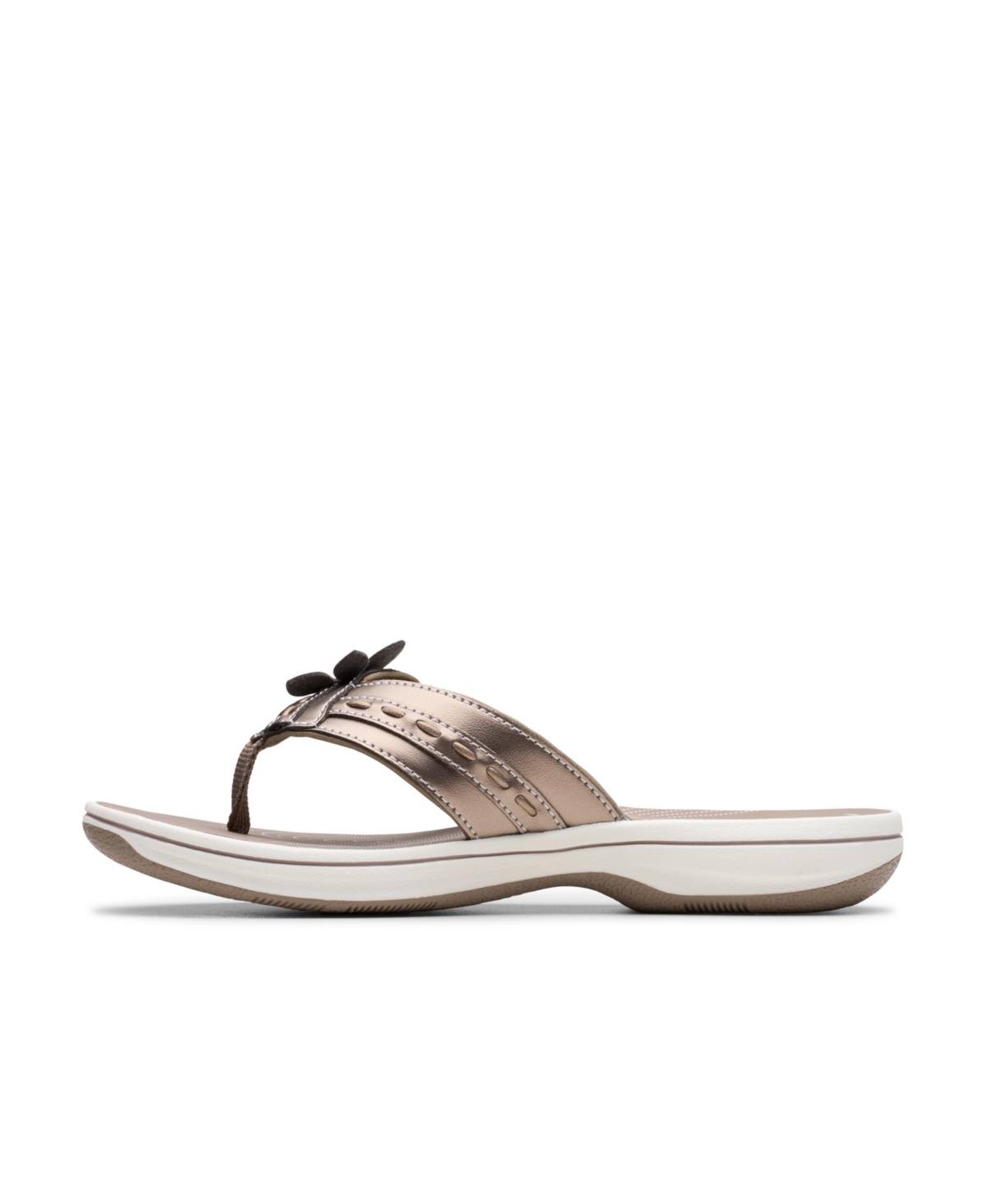 Clarks Cloudsteppers Women's Breeze Opal Sandals In Pewter