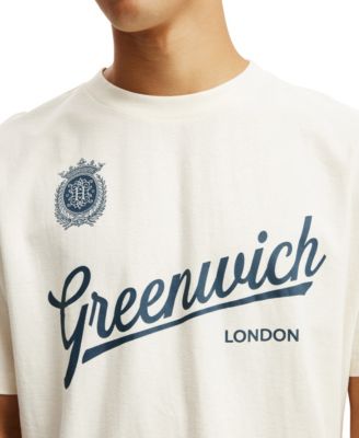 COTTON ON Men's Cropped Graphic T-Shirt