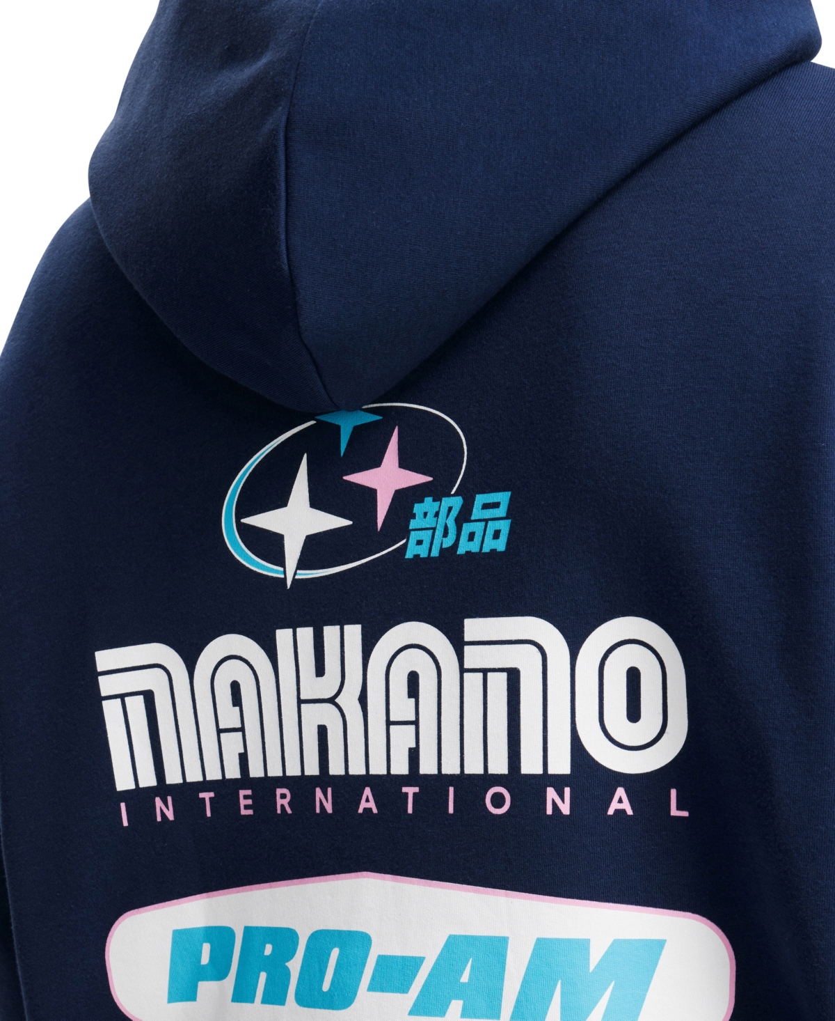 Shop Cotton On Men's Box Fit Graphic Hoodie In Indigo,mitsuba