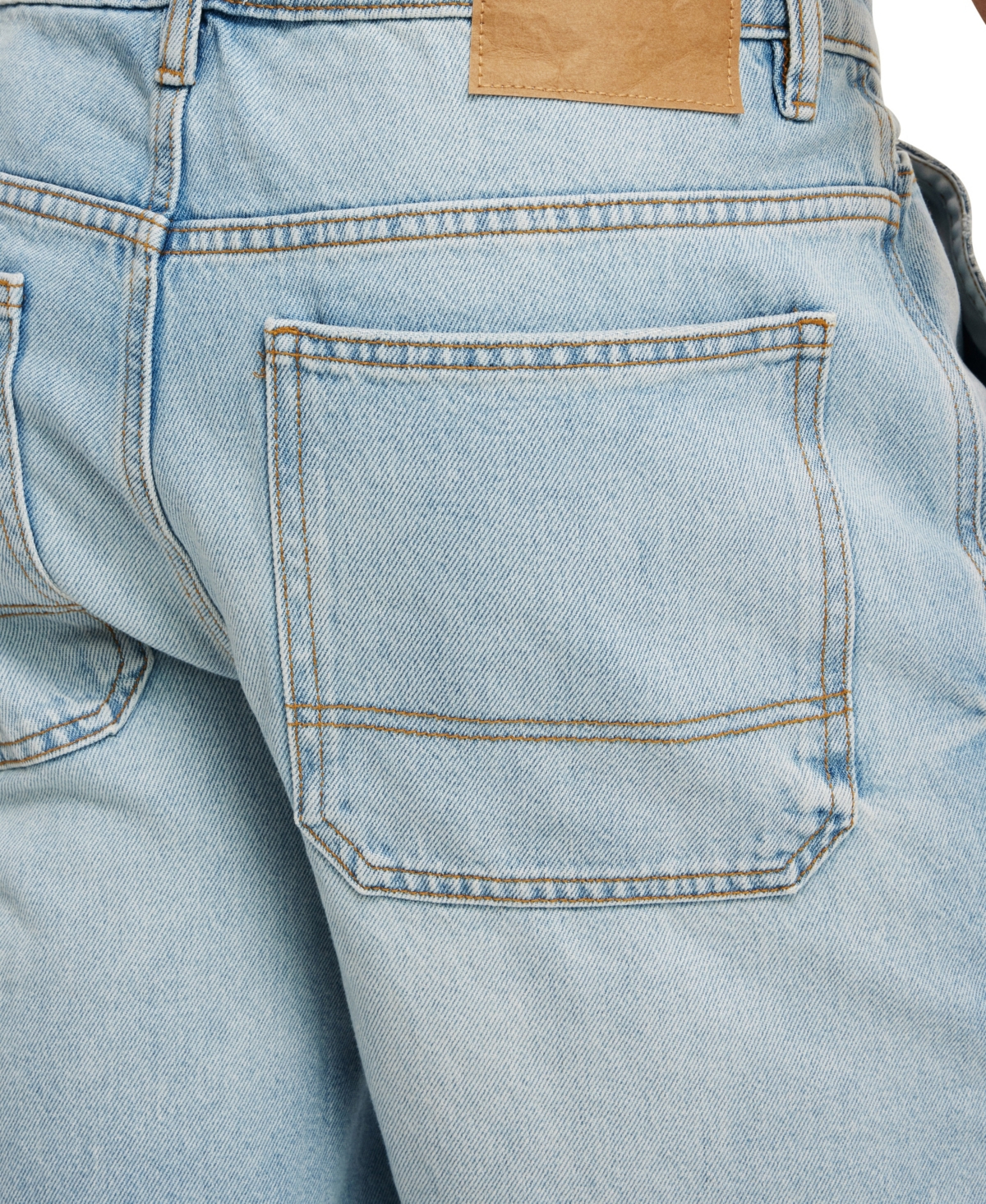 COTTON ON MEN'S BAGGY DENIM SHORTS 