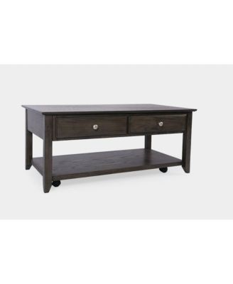 Modern Espresso Four Drawer 44" Coffee Table