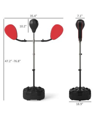 3-in-1 Boxing Bag with Sd, Speed Bag with 2 Target Arms,