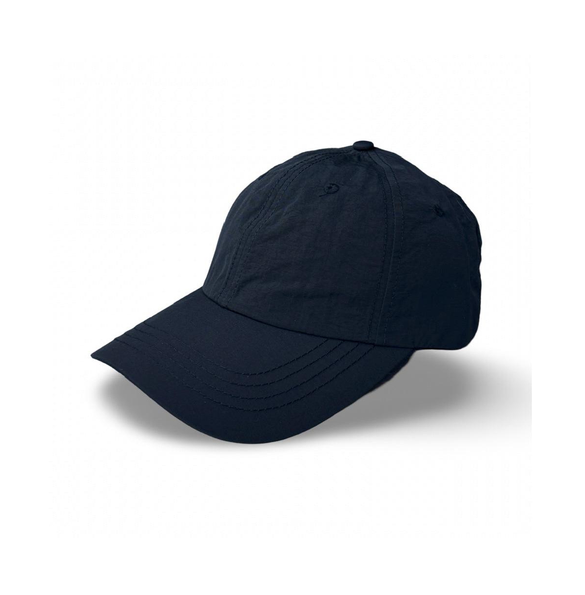 Unisex Adjustable Running Hat - Black - Black