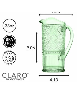 Claro Pitcher, 33 Oz