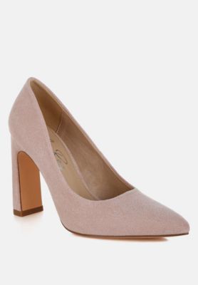Womens Uboa Slim Block Heel Pumps
