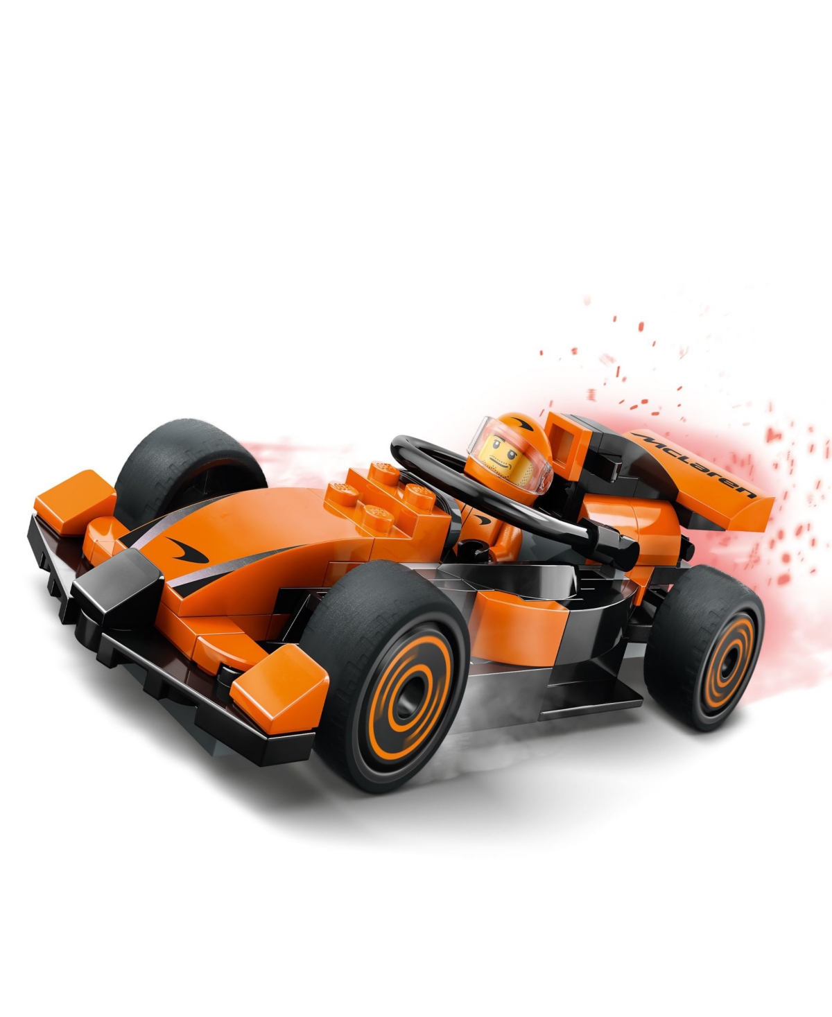 Lego City F1 Driver With Mclaren Race Car Building Toy 60442, 86 Pieces In Multi Color
