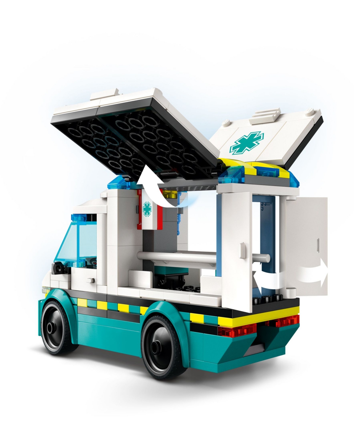 LEGO CITY EMERGENCY AMBULANCE BUILDING TOY 60451, 184 PIECES 