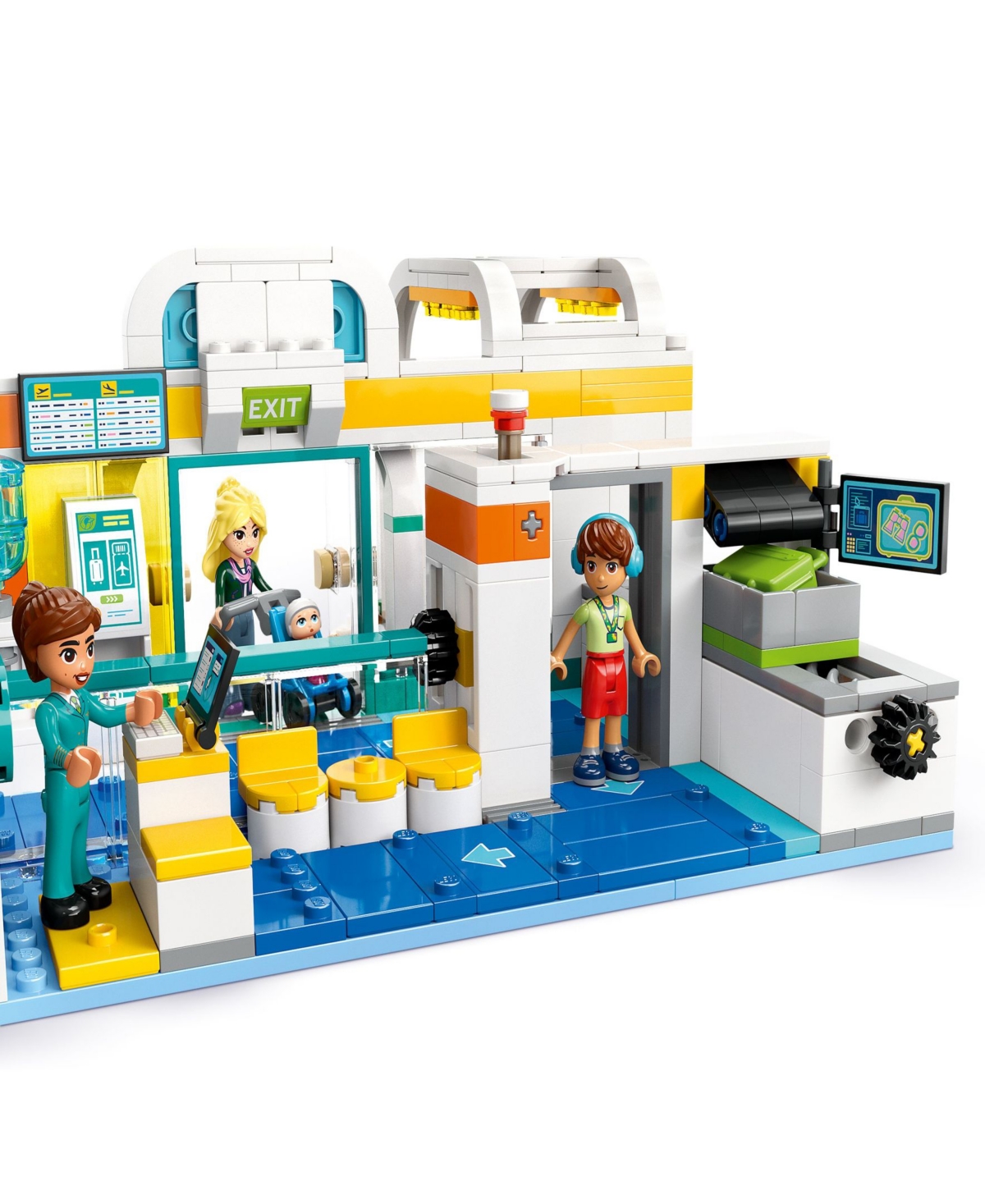 Lego Friends Heartlake City Airport And Airplane Toy Building Set 42656, 958 Pieces In Multi Color