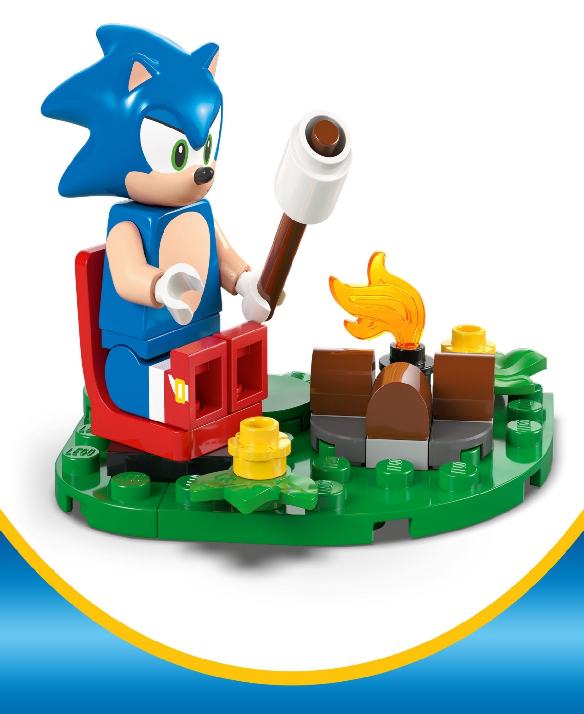 LEGO SONIC THE HEDGEHOG SONIC'S CAMPFIRE CLASH BUILDING TOY 77001, 177 PIECES 