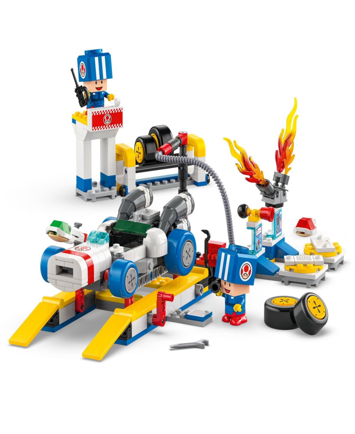 Lego Super Mario Kart Toad's Garage Building Toy 72035, 390 Pieces In Multi Color