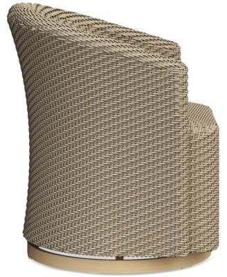 Reid Outdoor Dining Swivel Chair, Created for Macy's