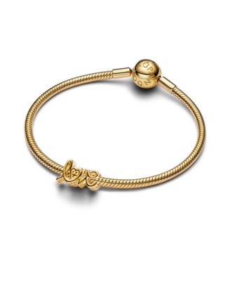 14K Gold Plated Handwritten Love Charms