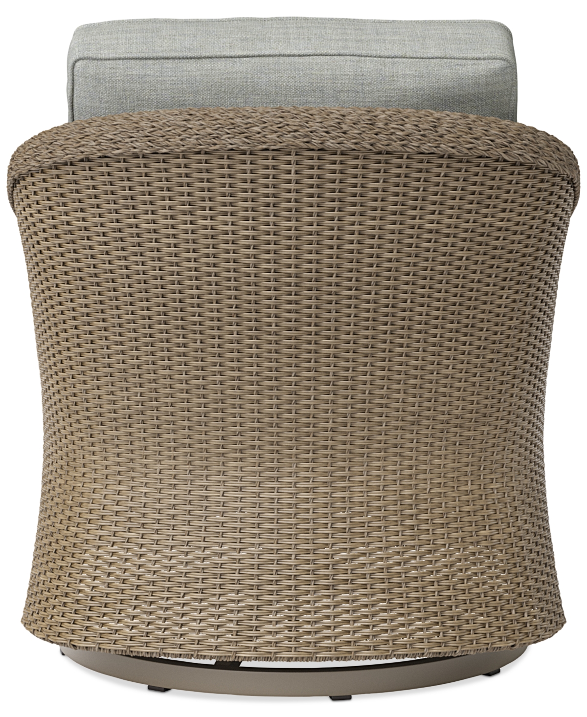 Agio Sonetta Outdoor Swivel Chair In Oyster Light Grey