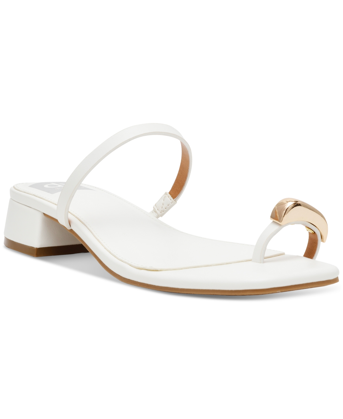 Women's Narra Toe-Ring Block-Heel Dress Sandals - Toffee