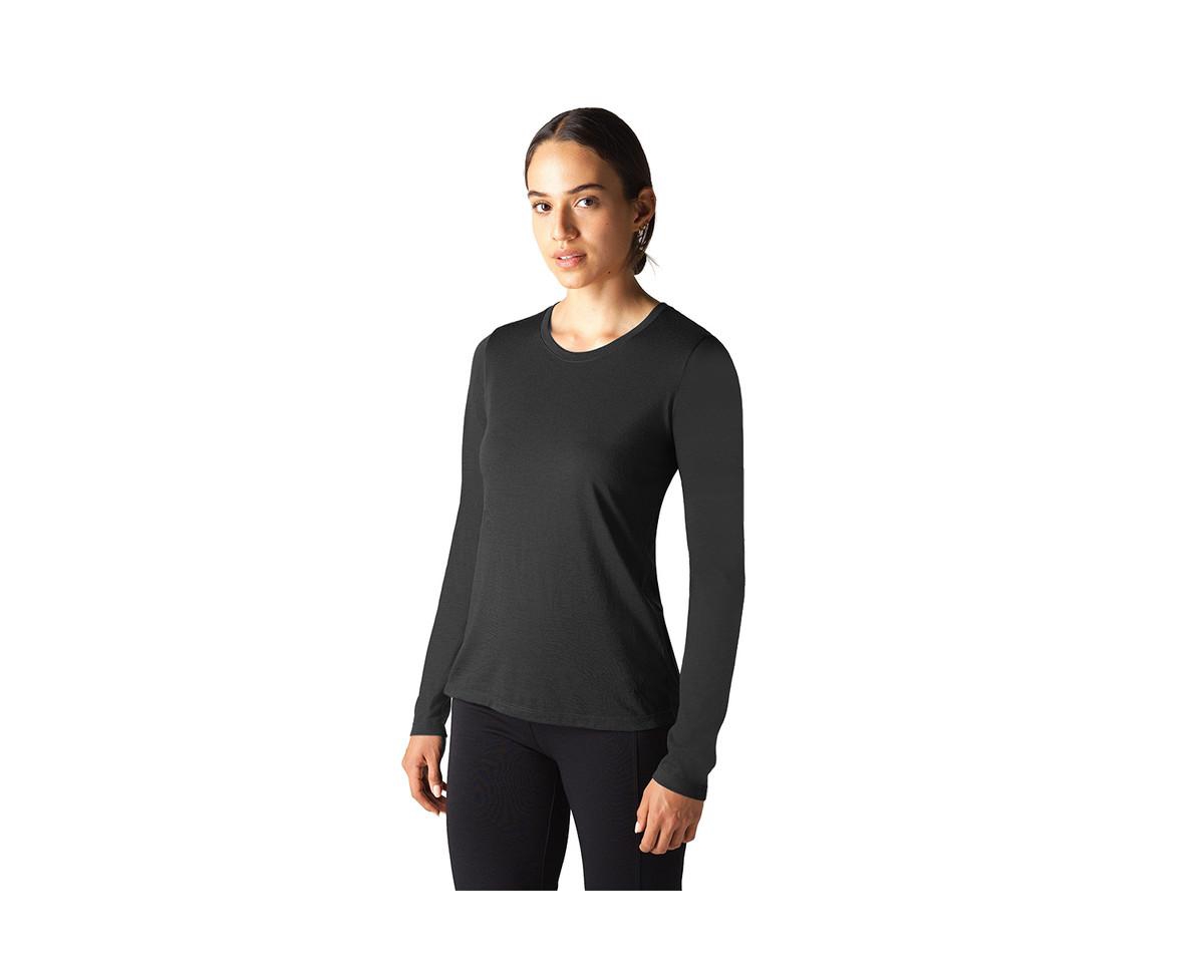 Women's 24 Hour Long Sleeve Low Crew - Black