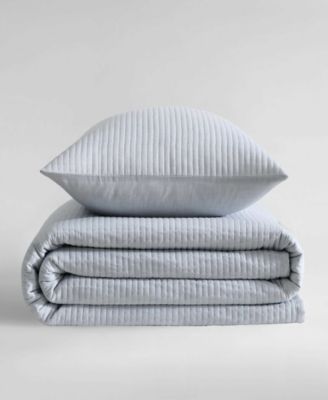 CLOSEOUT! Mini Channel Stitch Solid 3-Pc. Quilt Set, Queen