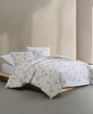 CLOSEOUT! Eternity Floral Cotton Gauze 3-Pc. Comforter Set, Queen