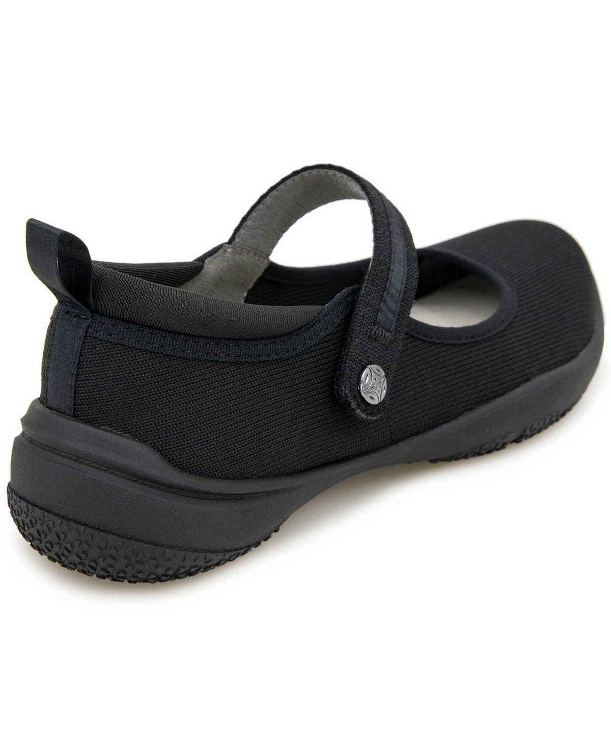 Jbu Women's Summer Mary Jane Flat Shoe In Black