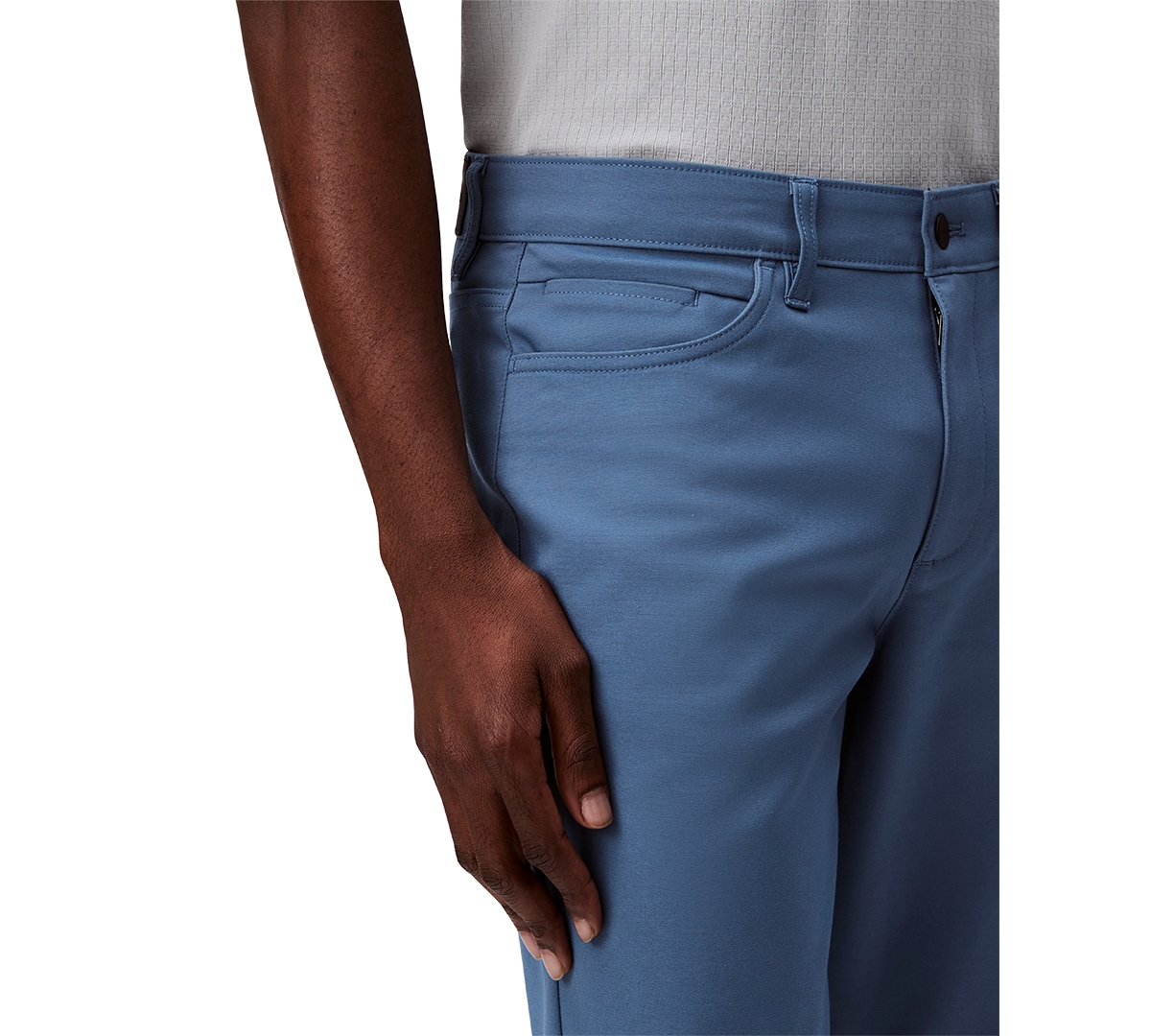 Calvin Klein Men's Ck Move 365 Slim-fit Performance Stretch Pants In Bluefin