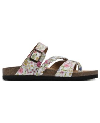 Women's Hazy Round Toe Flat Sandals