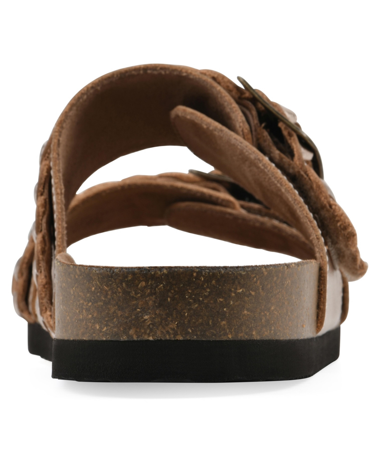 White Mountain Women's Hey Hey Round Toe Flat Sandals In Rosegold Metallic