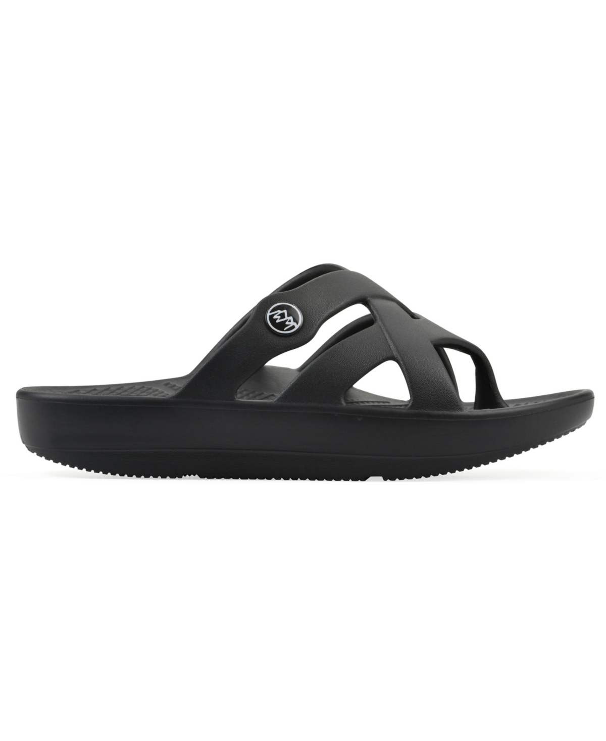 White Mountain Women's Rip Round Toe Flat Sandals