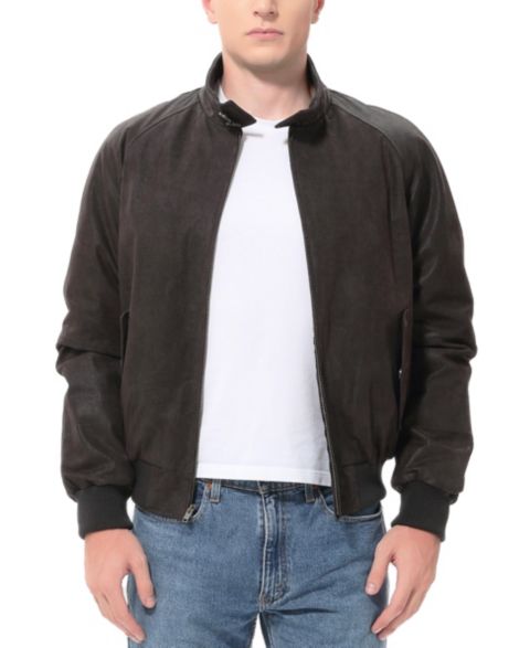Мужская длинная винтажная кожаная куртка-бомбер Landing Leathers в стиле Второй мировой, цвет: Коричневый