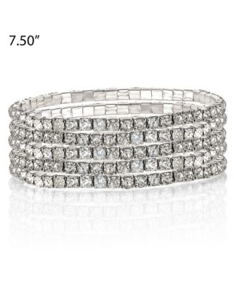 5-Piece Rhinestone Bracelet Set
