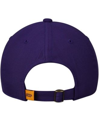 Men's Purple ECU Pirates Primary Logo Staple Adjustable Hat