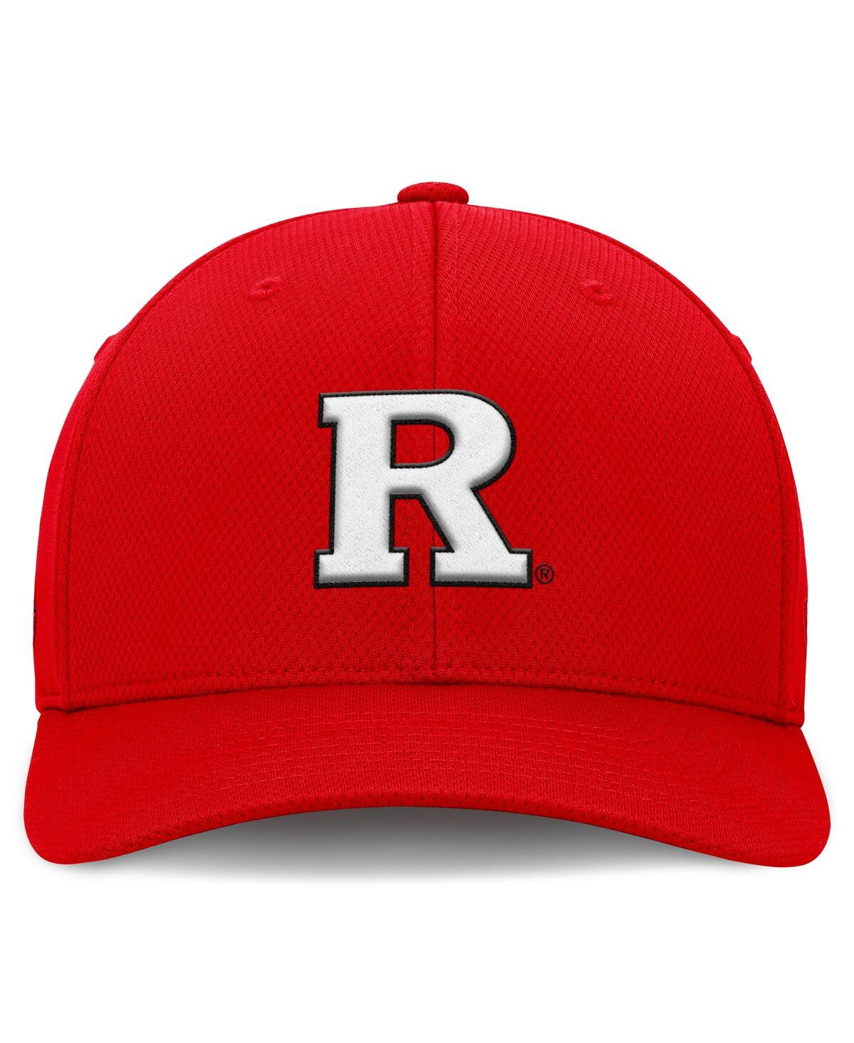 Top Of The World Men's Scarlet Rutgers Scarlet Knights Reflex Logo Flex Hat In Scarlet