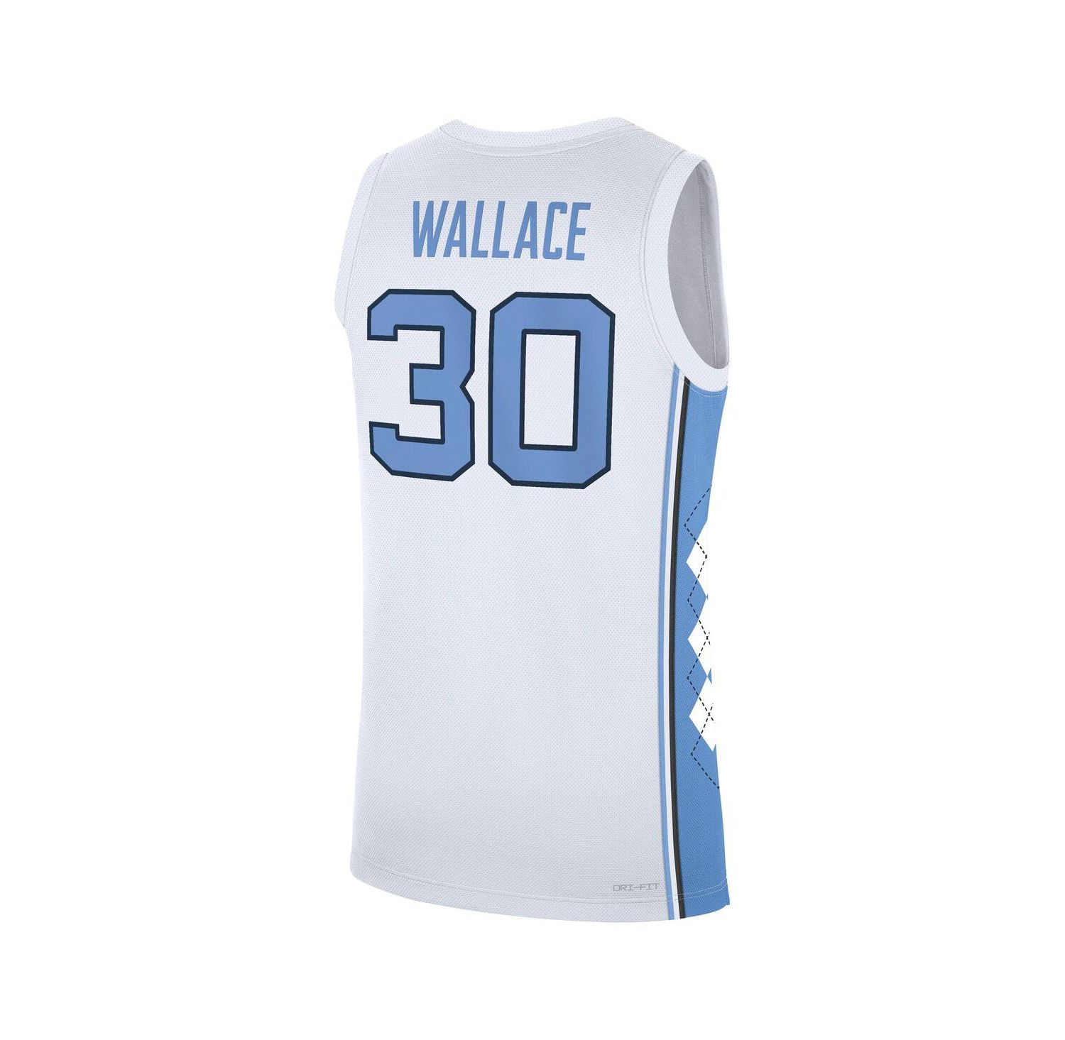 Men's Rasheed Wallace White North Carolina Tar Heels Replica Basketball Jersey