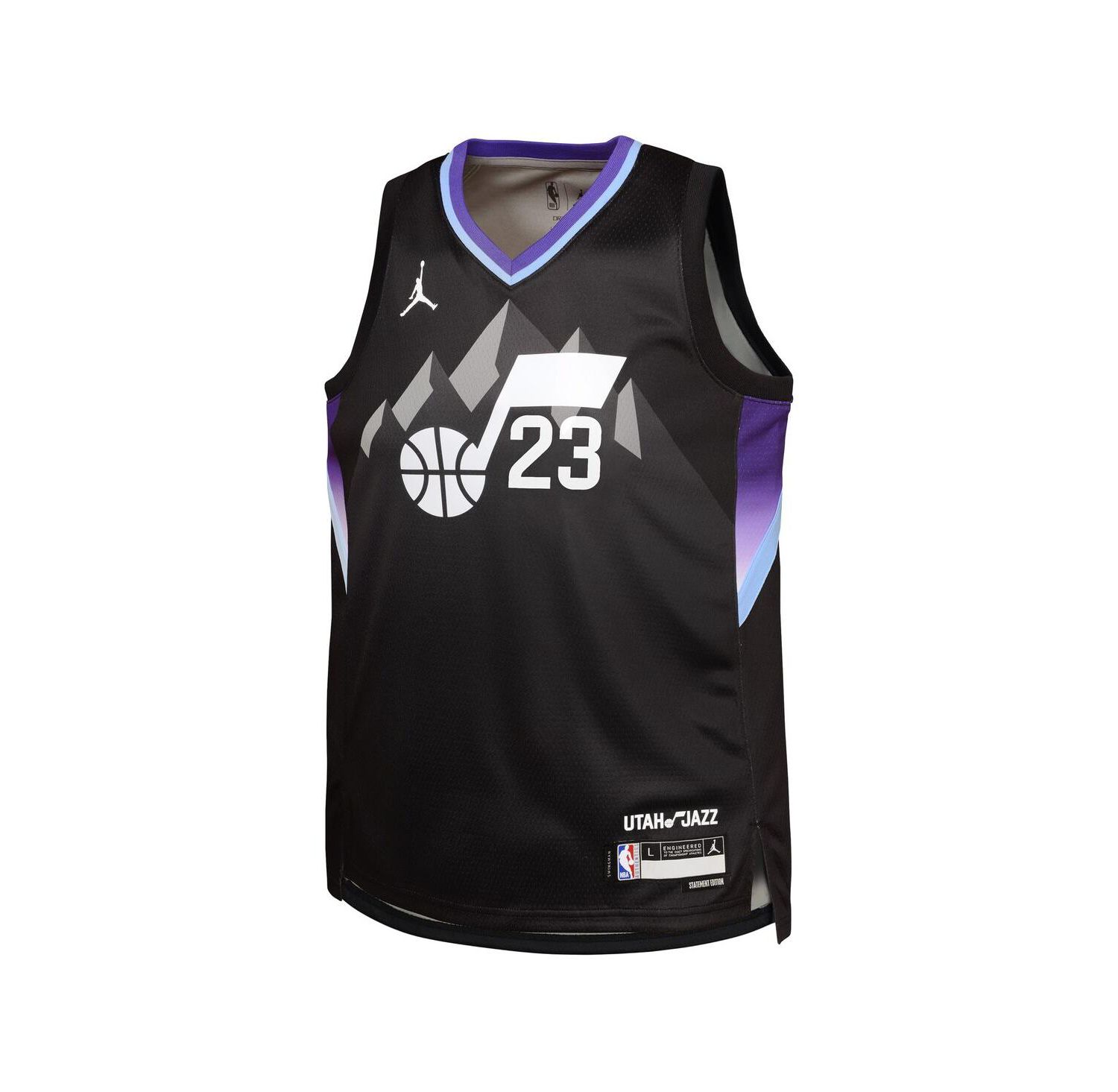 Big Boys and Girls Lauri Markkanen Black Utah Jazz Swingman Jersey - Statement Edition